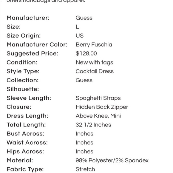 Guess mirage cut out mini cocktail dress sz L - Picture 6 of 6